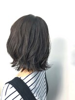 コピーヌ 高田馬場店(Copine)&nbsp;印象チェンジしやすいモテヘア☆ミディアムボブ×グレージュ☆