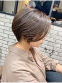 【mag ginza】襟足スッキリ立体感ショートボブ×ハイライト