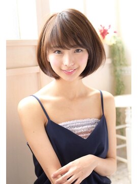 マーブルトウキョウネオリーブ(marbles tokyo neolive) 《marbles/三軒茶屋》☆ワイドバングタンバルモリ×大人ボブ☆