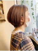 【手ぐしで簡単】丸みのあるショートBOB☆