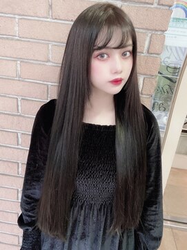 サロンドミルク 原宿(salon de MiLK) 【salon de MiLK 原宿】大人かわいいストレートブルージュ