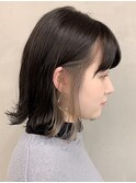 【Blanc/広島】インナーカラーホワイトベージュ