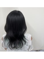 ヘアーメイク ラウラ(Hair+Make RauRa)&nbsp;イケモト★インナーカラー♪エメラルドグリーン