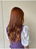 ツヤ感たっぷり◯オレンジベージュ