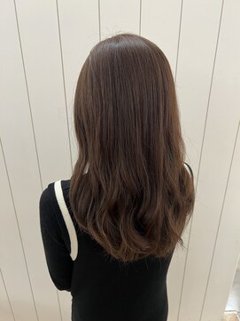 アドラーブル 長岡新保店(adorable) 大人かわいい☆フェアリーな透明感&ツヤ感ブラウンベージュ