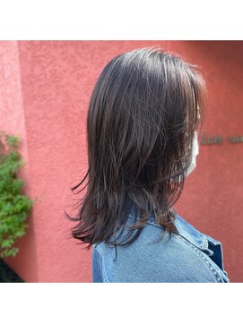 グランディール(grandir) 「grandir」ミディアムレイヤー×オリーブグレージュ