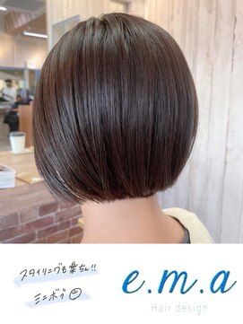 エマヘアデザイン(e.m.a Hair design) ミニボブ