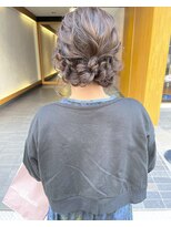 シィーム(cime) もこもこアレンジ　ヘアアレンジ　ヘアセット　結婚式アレンジ