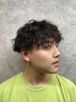 レベル 葛西店(LEVEL) 波巻きスパイラル 波巻きパーマ 刈り上げマッシュ メンズカット