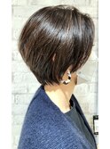 30代・40代大人可愛い小顔ショートボブ