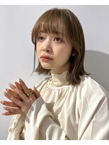 レイラバイアフロート 吉祥寺(Lila by afloat)&nbsp;外ハネボブ/くびれヘア/ブラウンベージュ