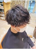 メンズ波巻きスパイラルパーマ