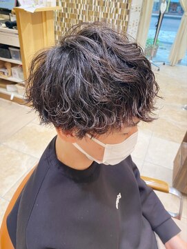 ネオリーブソラ 相模大野店(Neolive sola) メンズ波巻きスパイラルパーマ