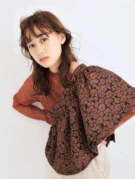 スリール バイ ミリー 江坂(Sourire by milly) 【Sourire江坂】外国人風ウェーブパーマ大人ピンクベージュ