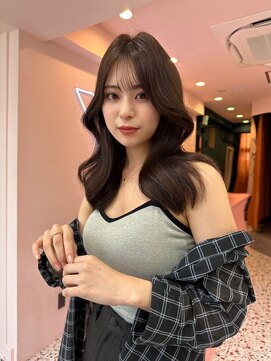 ボタン シブヤ(VOTAN SHIBUYA) 韓国ヘア/前髪あり/顔まわりカット/くびれヘア