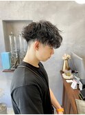 【萩原】波巻きパーマ/メンズパーマ/メンズマッシュ