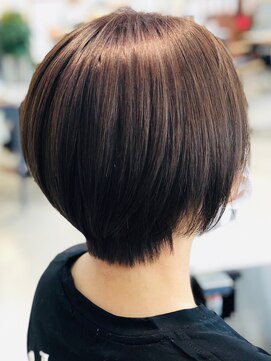 グランデュール 東静岡池田店(GRANDEUR) 大人マッシュショート丸みショート黒髪ショートベリーショート