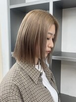 ゲーム 原宿店(GAME)&nbsp;ダブルカラーミルクティーベージュカラーケアブリーチハイトーン