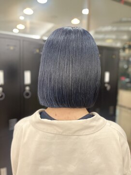 カーフリヘア ウル 千葉店(Kahuli hair Ulu) タッセルボブ/ブルー/千葉/千葉駅