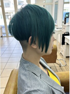 グラスペディア(graspedia) 刈り上げショート【広島派手髪】【広島ハイトーン】