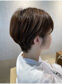 ショートカット×ひし形ショートボブ×前髪あり20代30代40代
