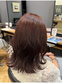 ［デザインカラー/レイヤーカット/ウェットヘア］