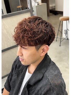 スイッチ(men's SWITCH) 大分無造作シャドウスパイラルパーマメンズカットマッシュ