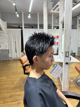 アウラ 近鉄八尾駅前店(Aura) #八尾メンズ　#八尾スパイキーショート　#メンズマッシュ