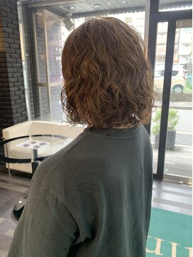 ヘアーアンドカラー ルジャルダン 葛西店(le jardin) Aラインのカーリーボブが大人可愛い♪