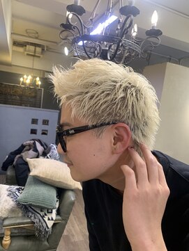 ベレッタ 枚方店(veretta.) スパイキーショート+ハイトーンカラー