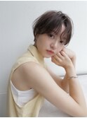 ショートカット丸みショートハンサムショート20代30代新潟万代