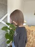 カット＋ケアブリーチWカラー＋髪質再整トリートメント