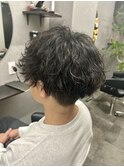 ナチュラル波巻きパーマ