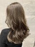 ブリーチなしで叶うこなれヘア★ダブルカラー+デザインカット￥13000