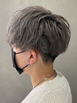 エルマーク 心斎橋(L-MARK)&nbsp;マッシュナチュラルカラーマッシュメンズヘアカラーツーブロック