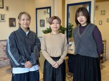 長く通いたいサロンをお探しの方は是非一度ご来店ください。真摯に美容に向き合うスタッフが担当いたします