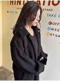 〈浅草 半個室〉ナチュラルレイヤー/ラベンダーブラウン