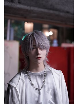 ポプルス(popls) ウルフカット/マッシュウルフ/ホワイトカラー/メンズウルフ