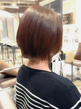 ノア 三宮店(NOA) 【NOA】ぷつっとレイヤーボブツヤ髪