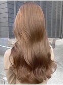外国人風ミルクティーベージュケアブリーチ堀江