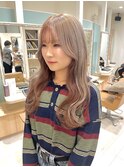 インナーカラー×ピレンジ×ミルクティーベージュ♪