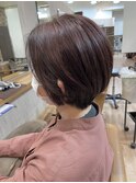 丸みのあるショートボブデザイン！