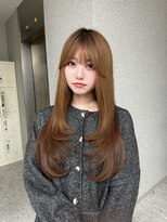 天神美容室 韓国巻き/天神美容室/レイヤーカット/顔周り/くびれ