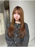 韓国巻き/天神美容室/レイヤーカット/顔周り/くびれ