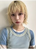 【ケアブリーチ】ミディアムレイヤー×ダブルカラー