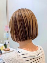 ミューシェレゴ(meauche...lego)&nbsp;ショートボブ/ハイライトカラー/ハニーブラウン