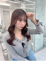 エルフ(elf) 久喜/久喜駅/韓国/ブリーチ/ダブルカラー/前髪カット/学割U24