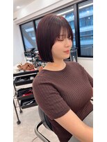 メルバイグラフ 梅田(mel by GRAFF)&nbsp;【ミニボブ】ナチュラルボブ/ストレートボブ/ショートボブ