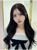 小顔韓国風バング　× ダークチョコレート　＊Lilme＊