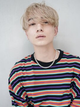 ギークス(GEEKS) 【GEEKS渋谷】ラウンドマッシュ/ブロンド/ミルクティーベージュ